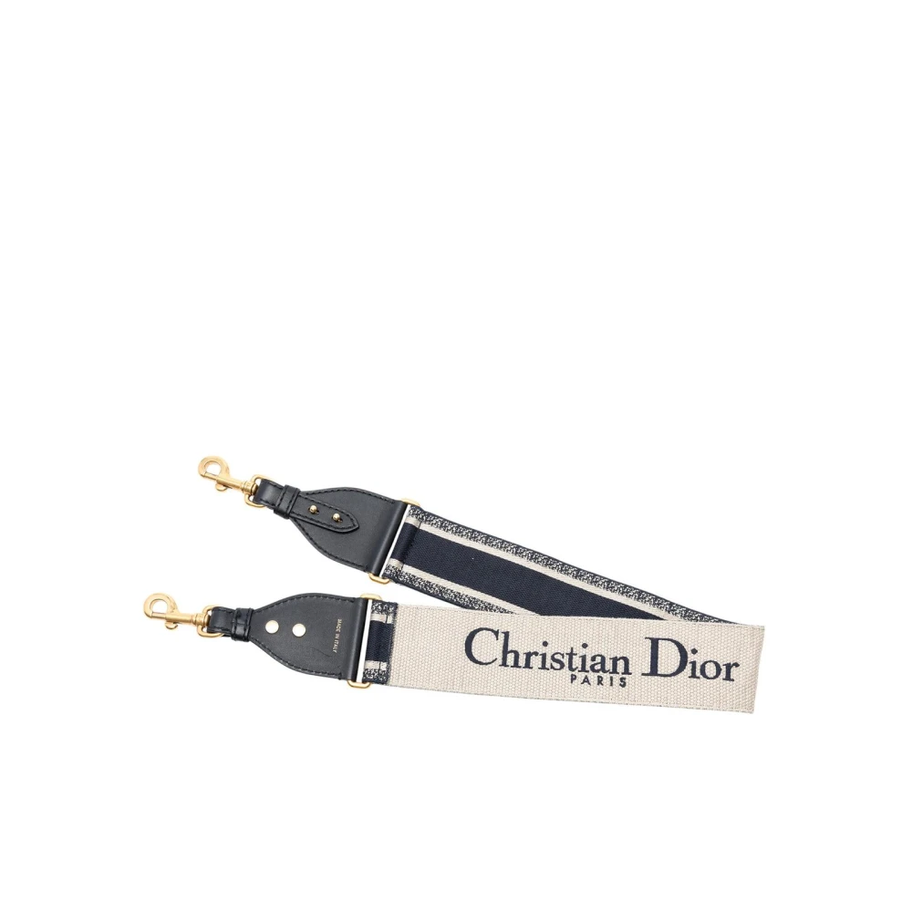 Dior Vintage Women's Pre-Owned Embroidered Shoulder Strap