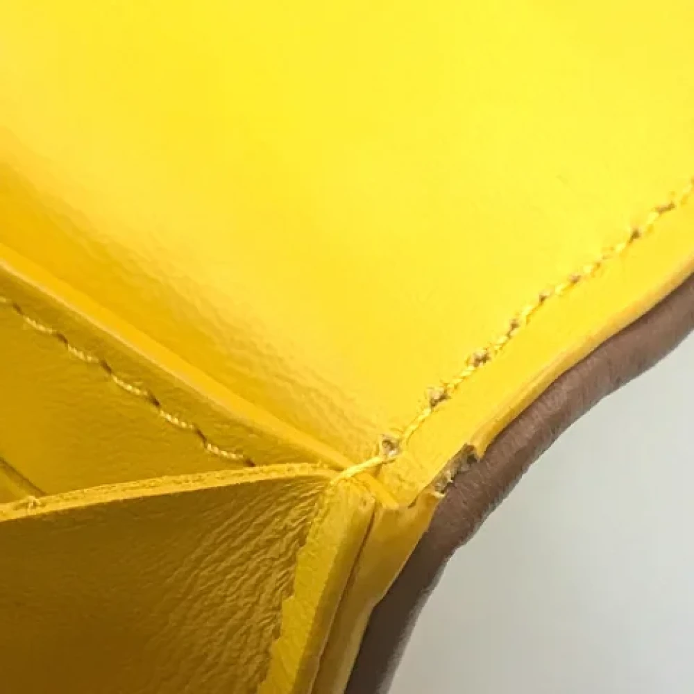 Louis Vuitton Vintage Pre-owned Canvas wallets Yellow Dames