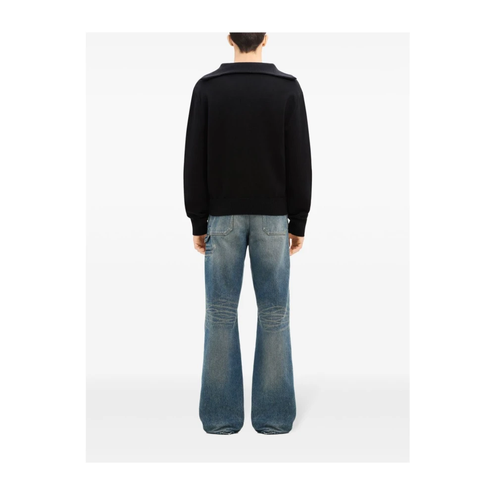 Courrèges Zwarte Sweatshirt Aw24 Damesmode Black Dames