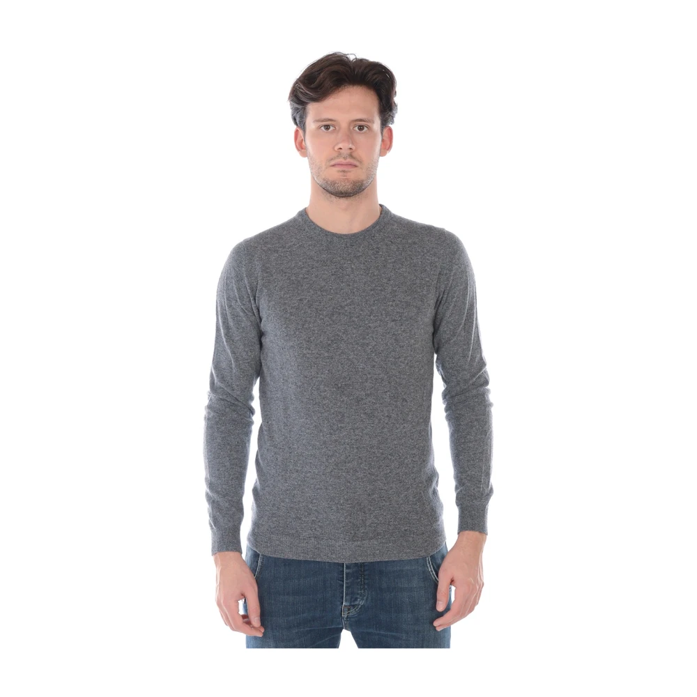 Daniele Alessandrini Luxe Woolly Sweater Pullover Gray Heren