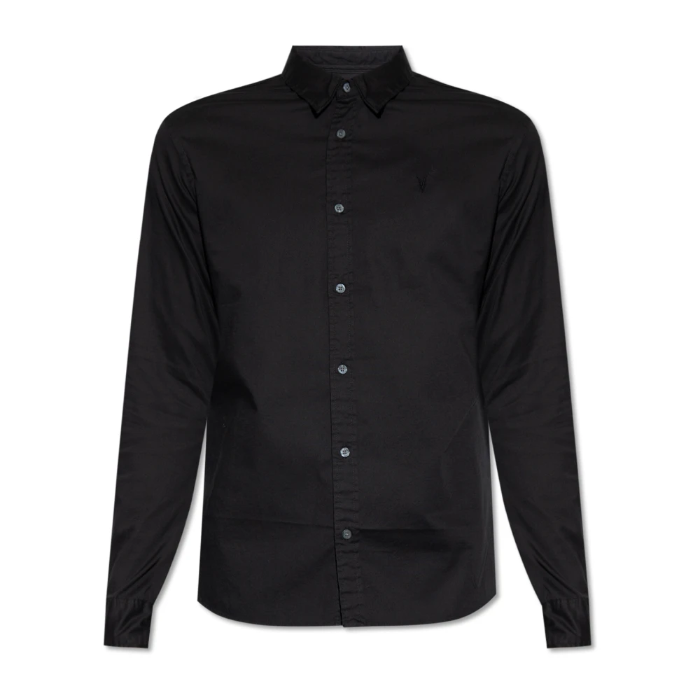 AllSaints Hawthorne Shirt Black Heren