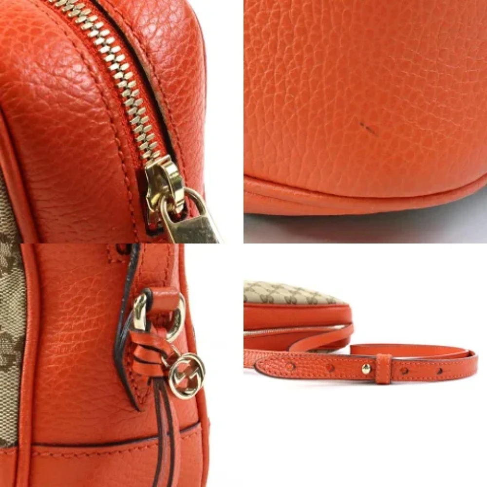 Gucci Vintage Pre-owned Leather gucci-bags Brown Dames