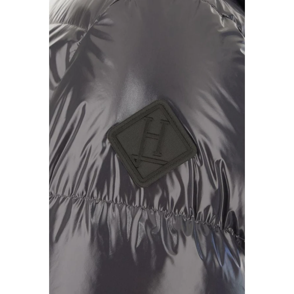 Herno Grijze Rits Hoodie Jas Gray Heren