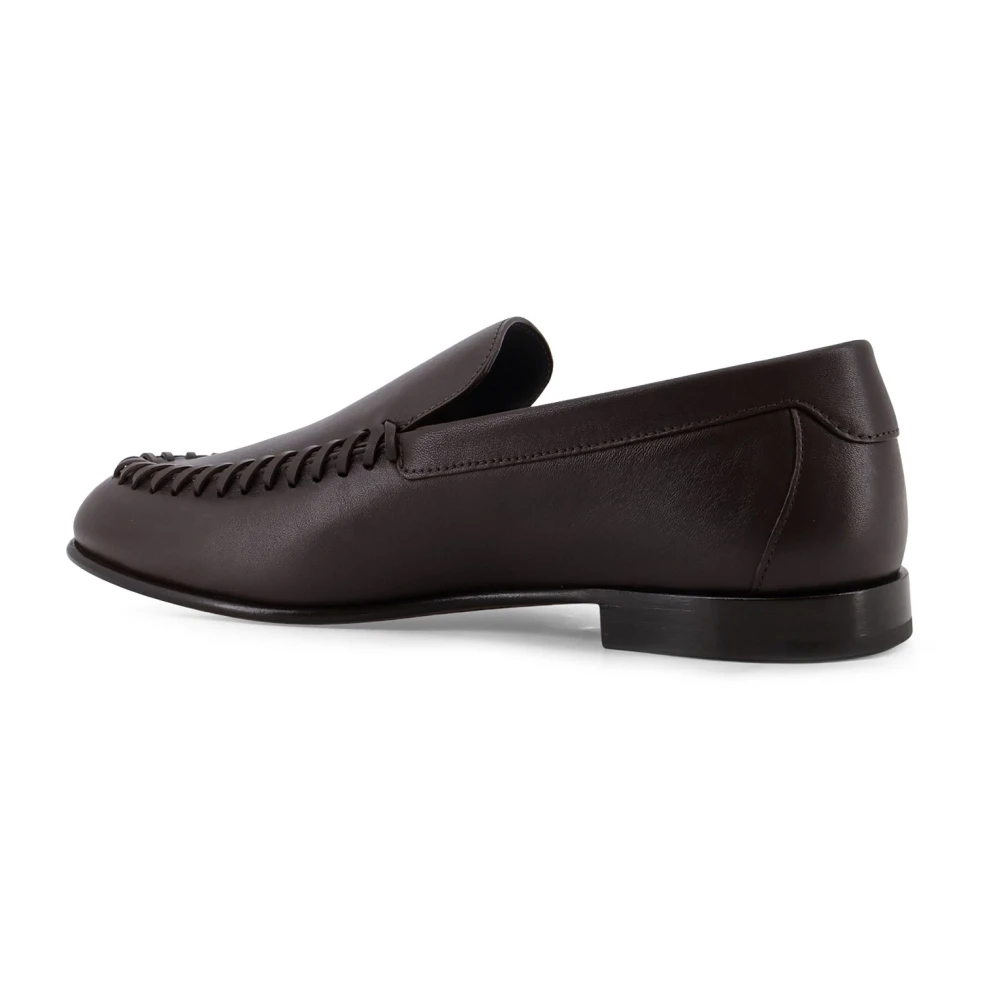 Fendi Brown Braided Loafer - Male - Loafers - 10 Uk - Shoes
