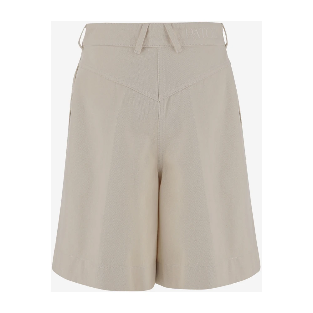 Patou Beige Shorts voor Vrouwen Beige Dames