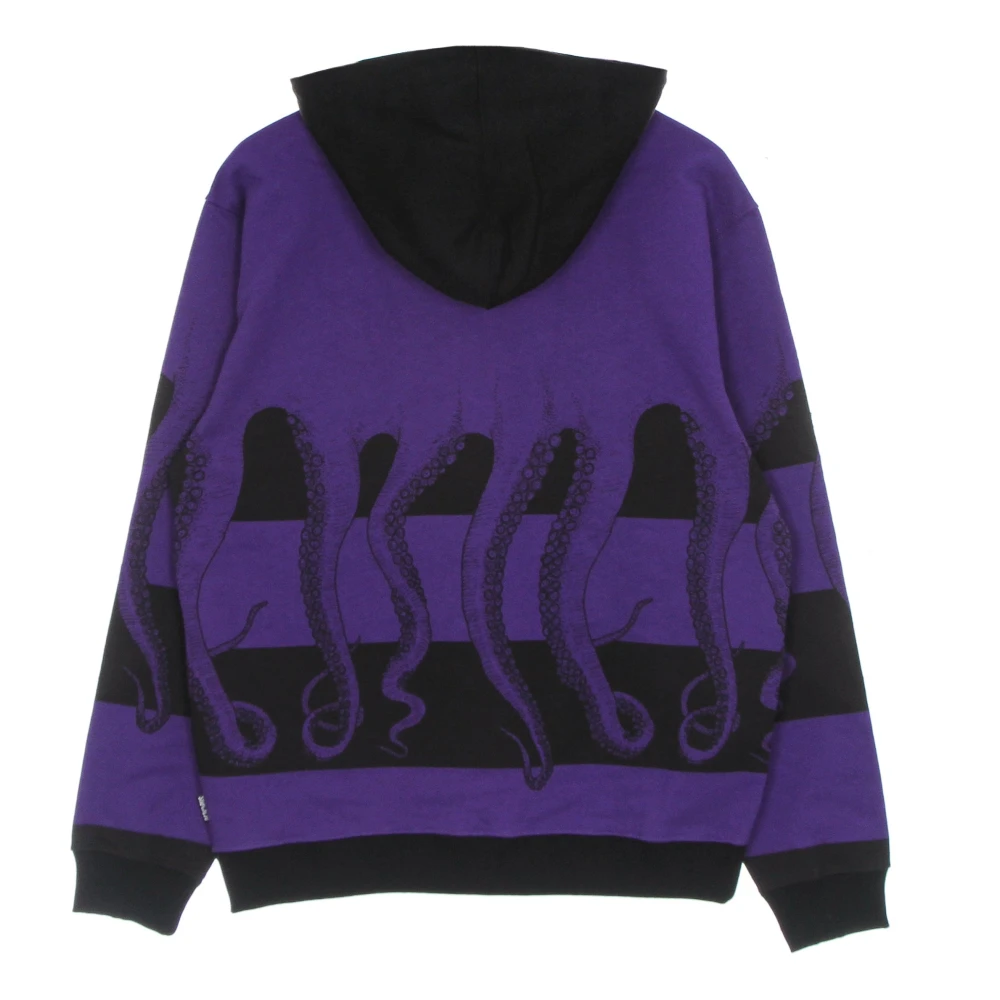Octopus Paarse Lichtgewicht Hoodie Purple Heren