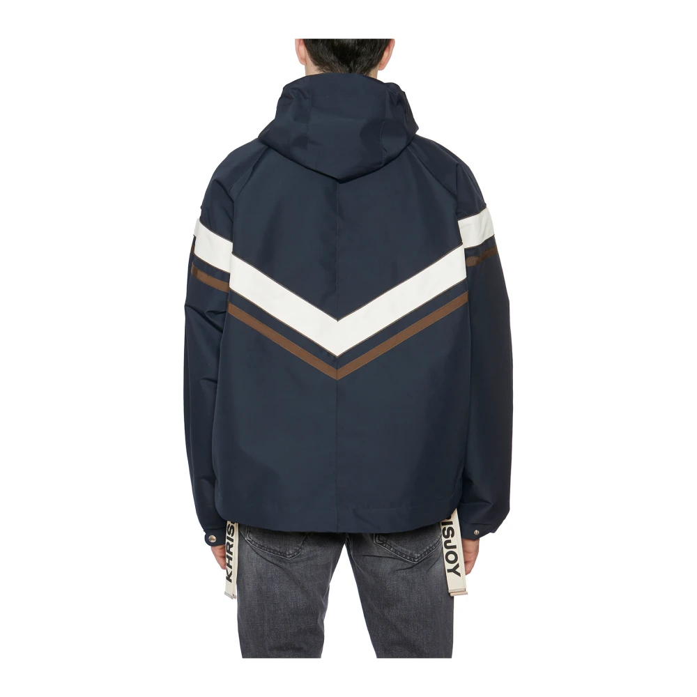 Khrisjoy Capuchon Windjack Blue Heren