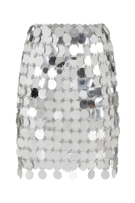 Metallic Mini Skirt