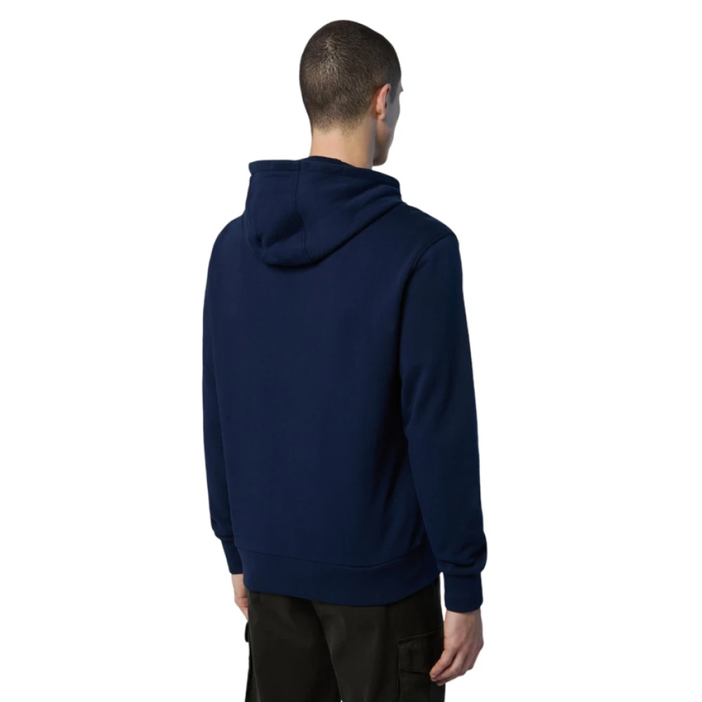 North Sails Hoodie Blue Heren