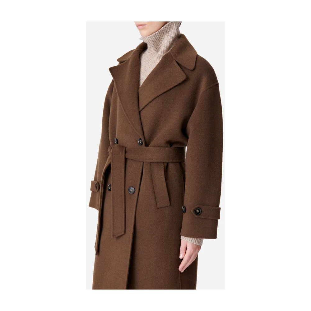 Vanessa Bruno Khaki Wollen Blend Ceintuurjas Green Dames