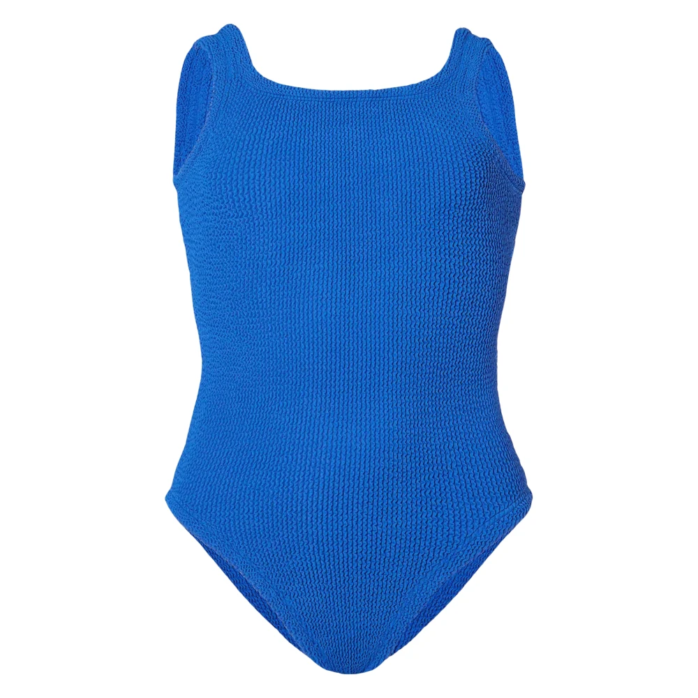 Hunza G Girls Blue Kids Swimsuits, 3 Y, Alva Swimsuit