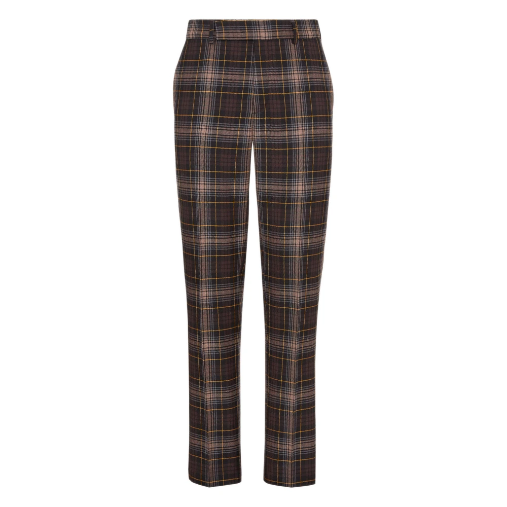 Fendi Bruine wollen broek met zakken Multicolor Heren