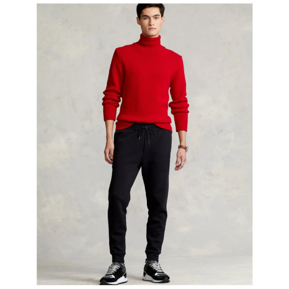 Polo Ralph Lauren Zwarte joggingbroek met verstelbare tailleband Black Heren