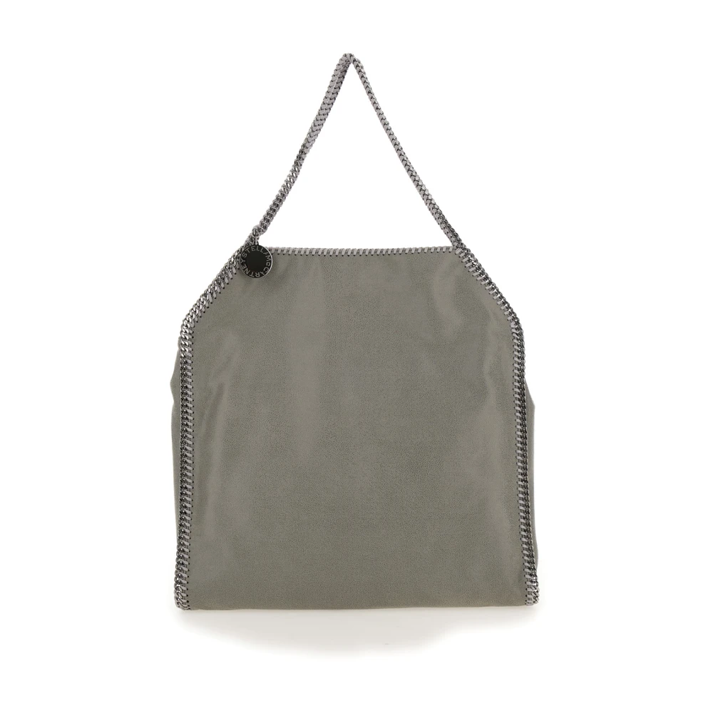 Stella Mccartney Grijze Ecoleather Handtas met Diamantachtige Ketting Gray Dames