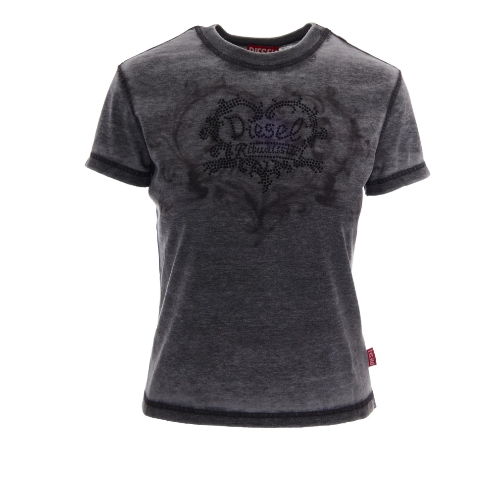 Diesel Donna Grigio Top, Xs, New,