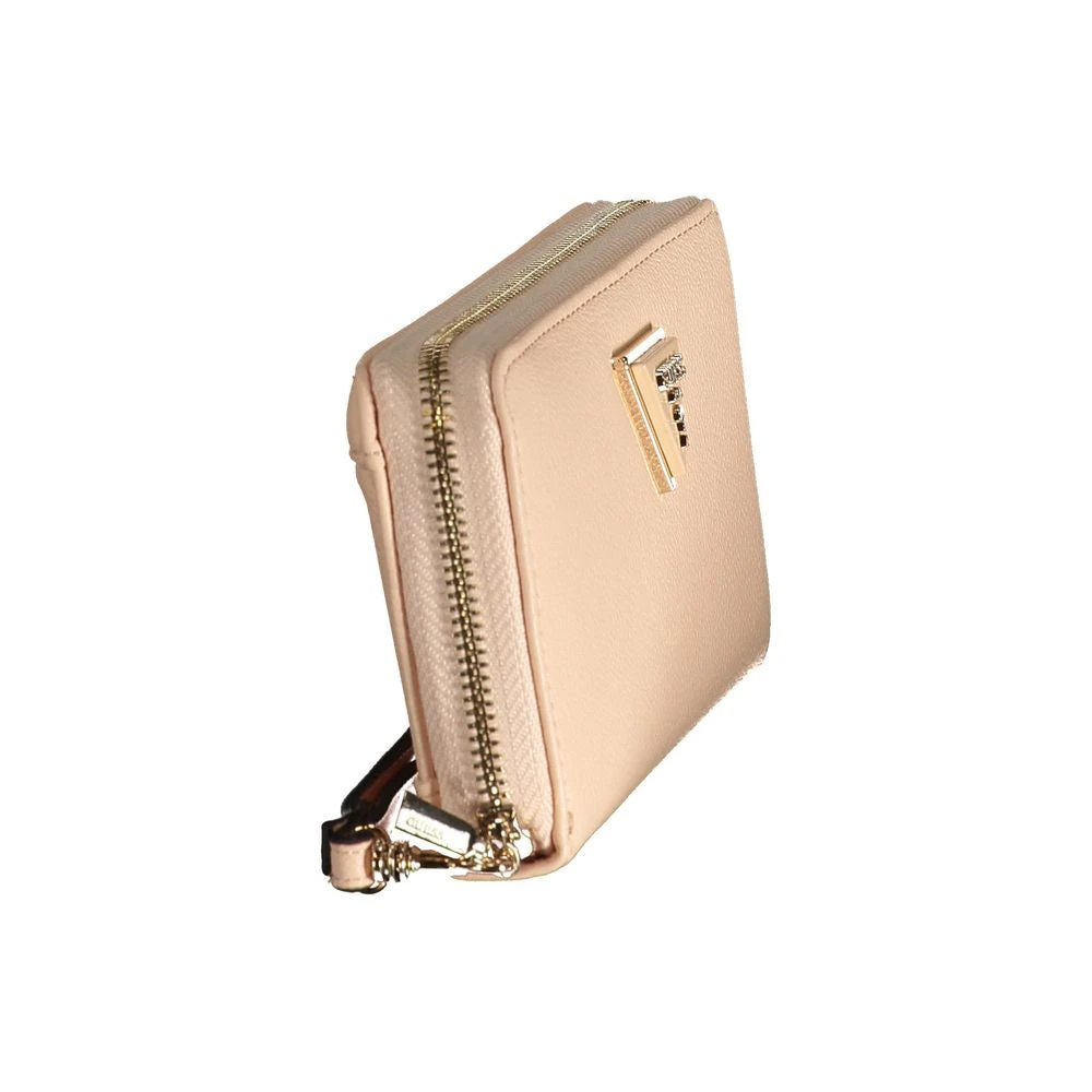 Guess Roze Polyethyleen Portemonnee met Meerdere Compartimenten Pink Dames