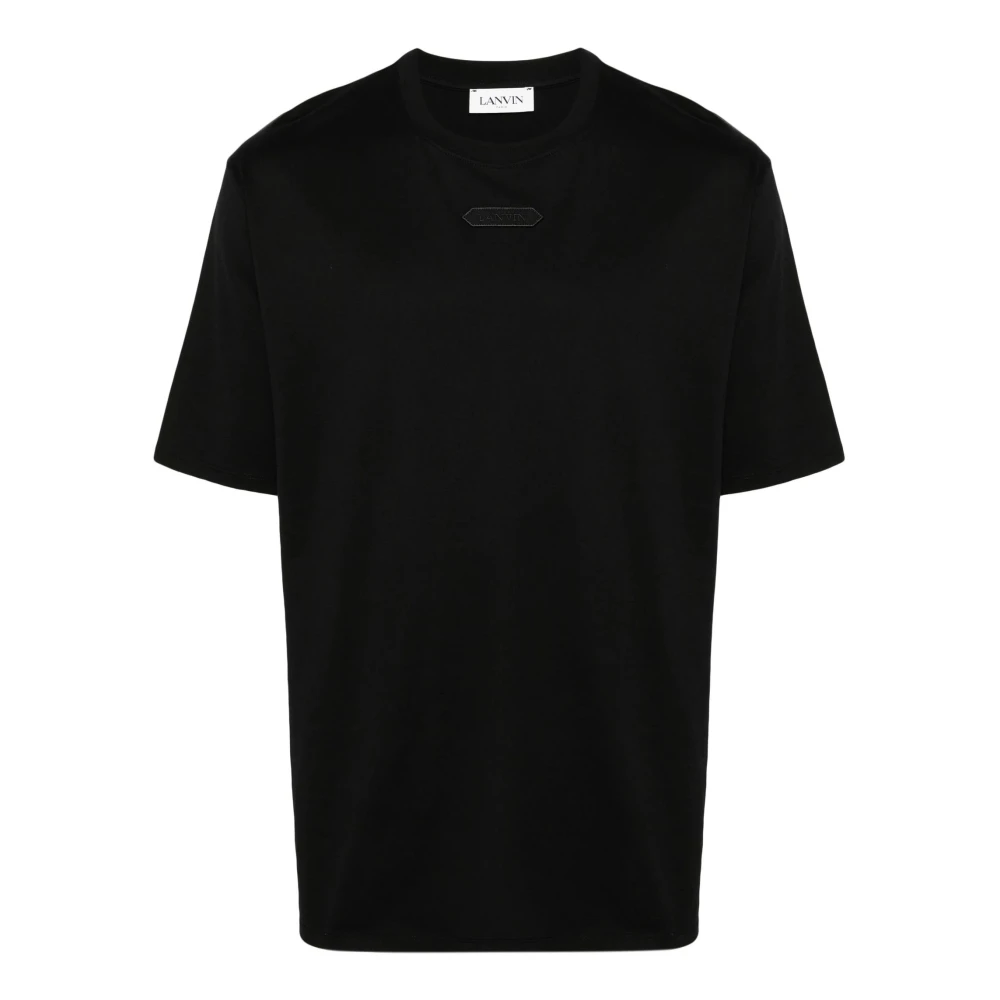 Lanvin T-Shirts Black Heren