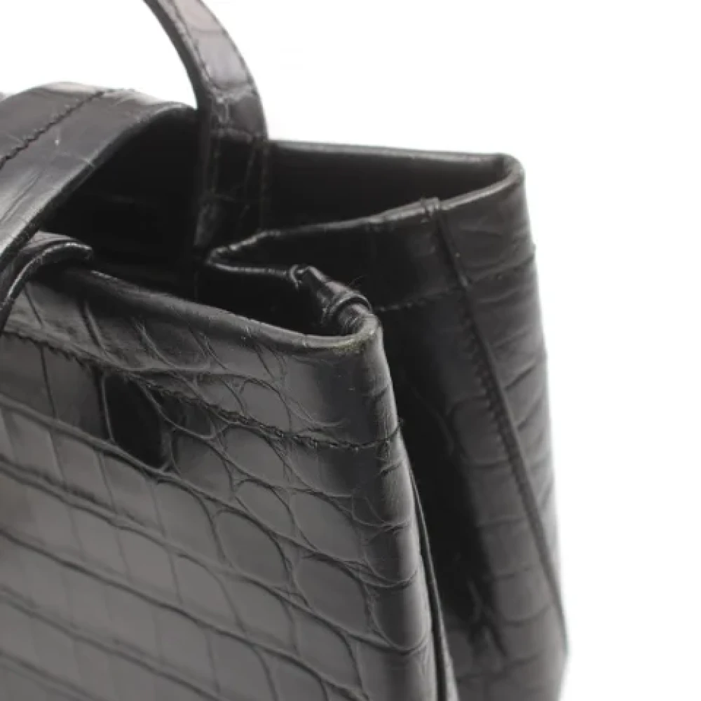Salvatore Ferragamo Pre-owned Leather handbags Black Dames