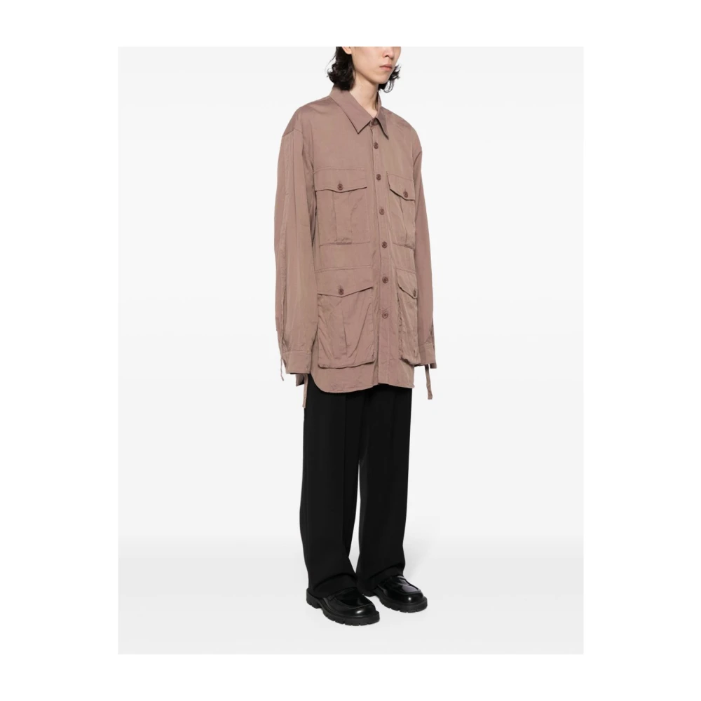 Dries Van Noten Stijlvolle Calbar Shirt voor Mannen Brown Dames