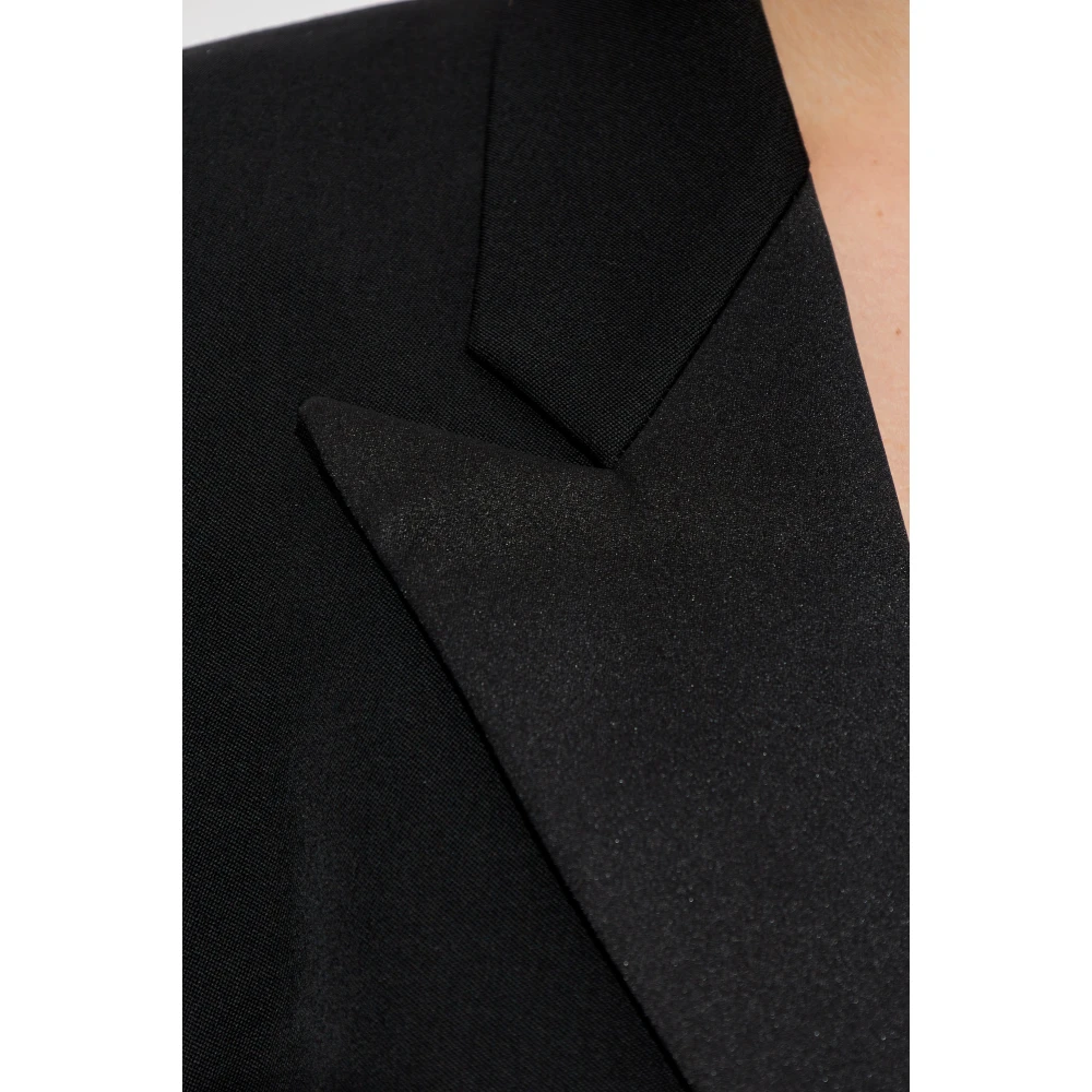 Saint Laurent Double-breasted blazer Black Dames