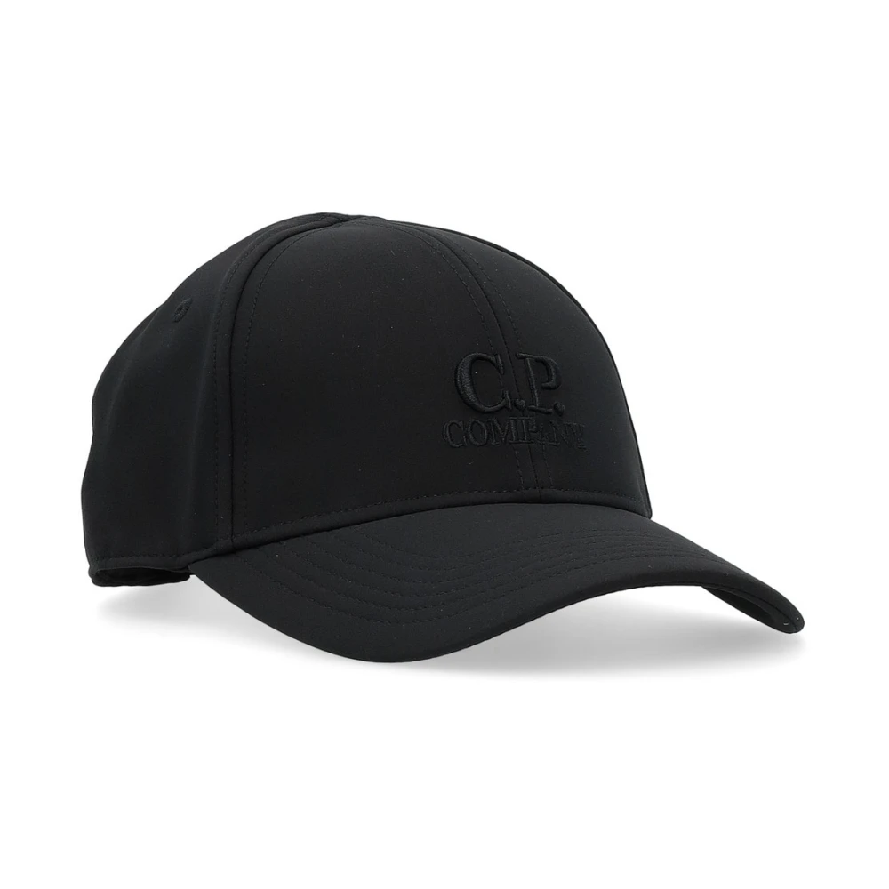 C.P. Company Zwarte Logo Pet Shell-R Stijl Black Heren