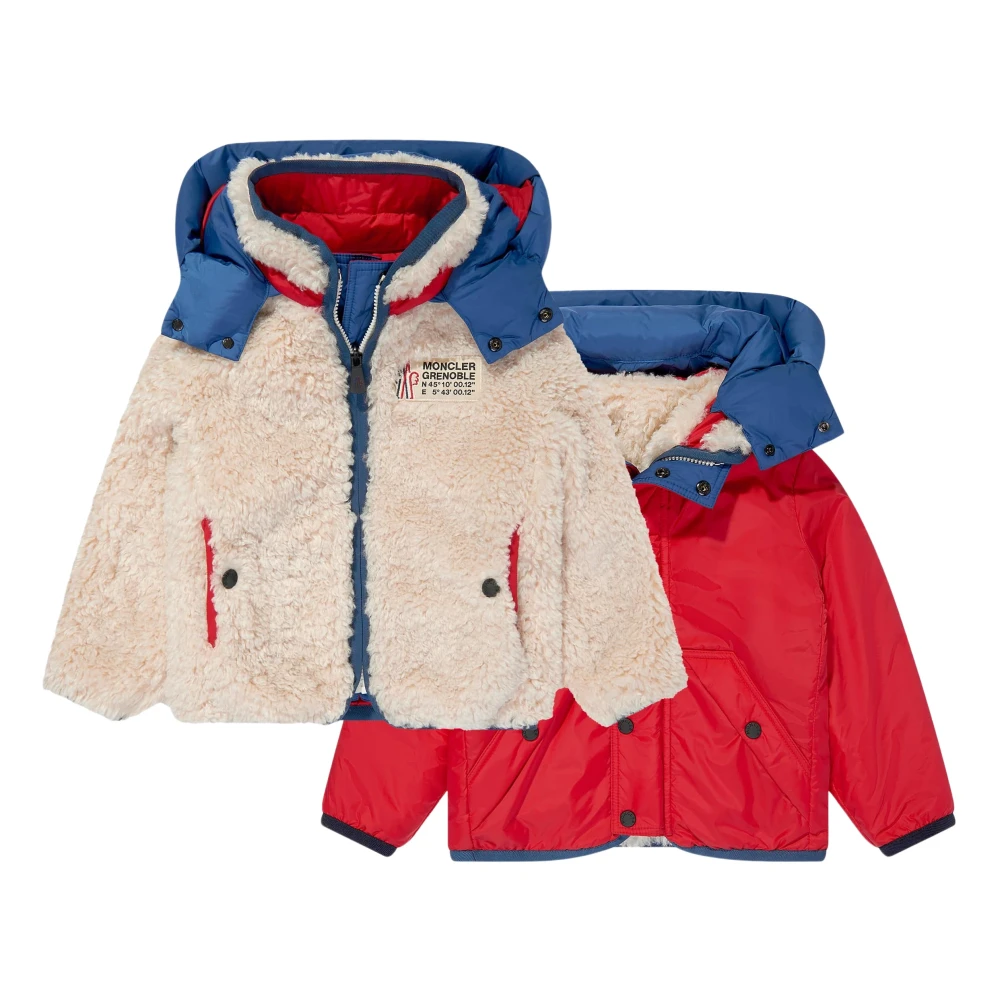Moncler Boys Multicolor Grenoble Fleece Zip Cardigan Size 6 Y