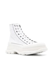 Witte canvas canvas zak sneakers