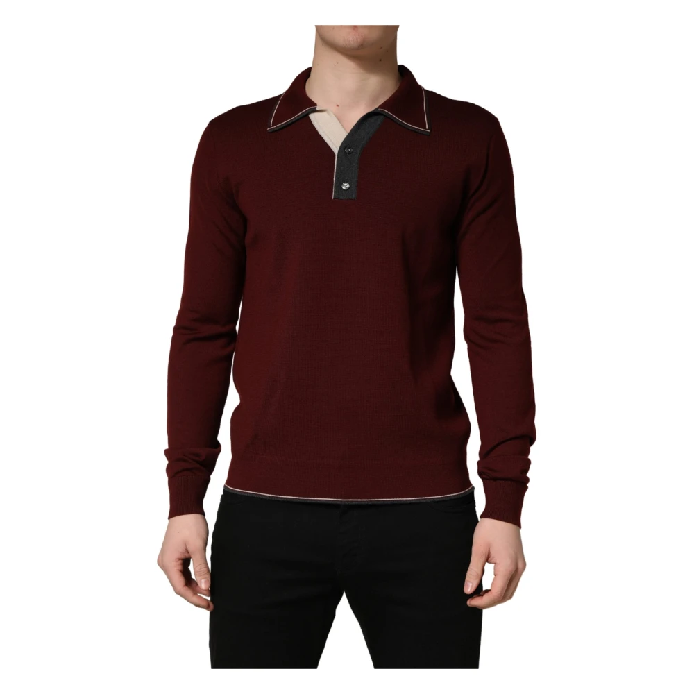 Dolce & Gabbana Uomo Marrone Top, L, New,