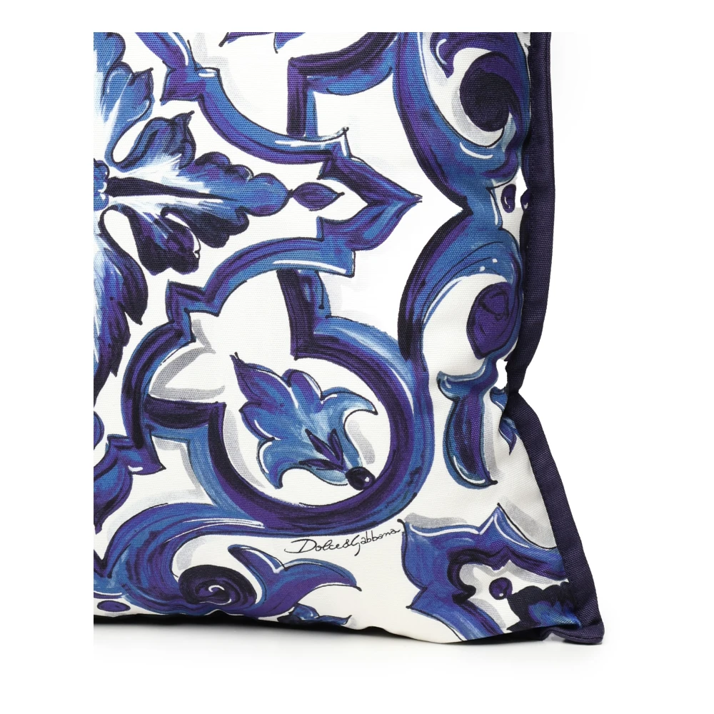 Dolce & Gabbana Archief Sjaal Print Verwijderbare Hoes Accessoires Blue Unisex