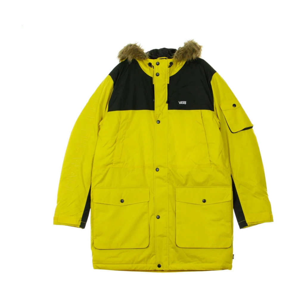 Vans Lange jas in zwavel zwart Yellow Heren