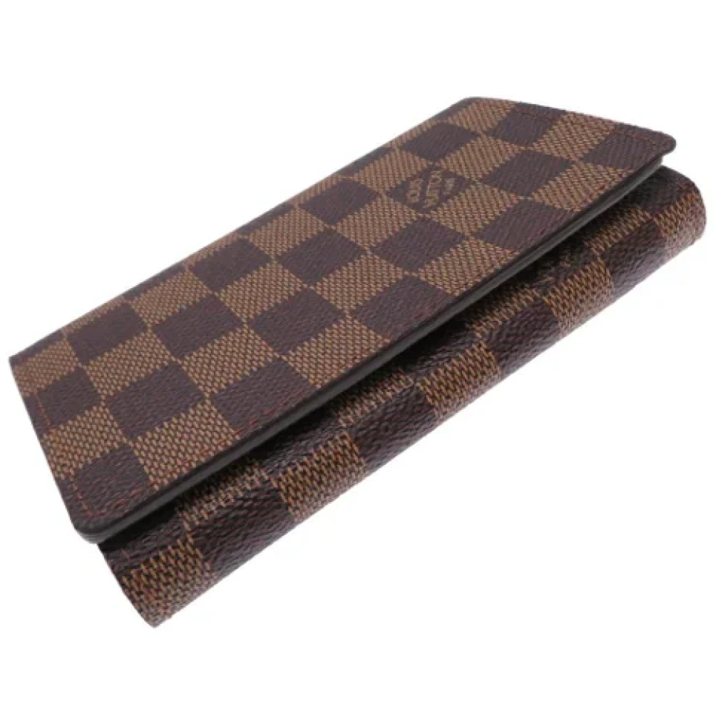 Louis Vuitton Vintage Pre-owned Canvas wallets Brown Dames