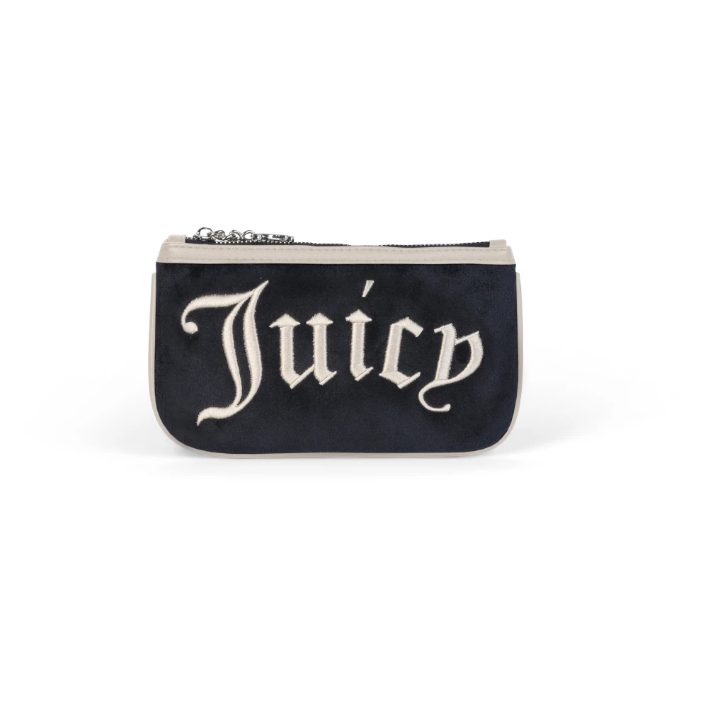Juicy Couture Women's Black Iris Flat Pouch Bag