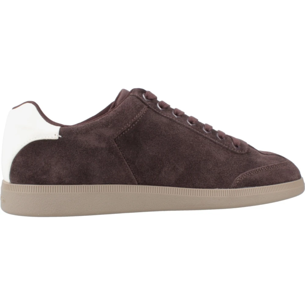 Calvin Klein Lage Cupsole Veterschoenen Sneakers Heren Schoenen Bruin