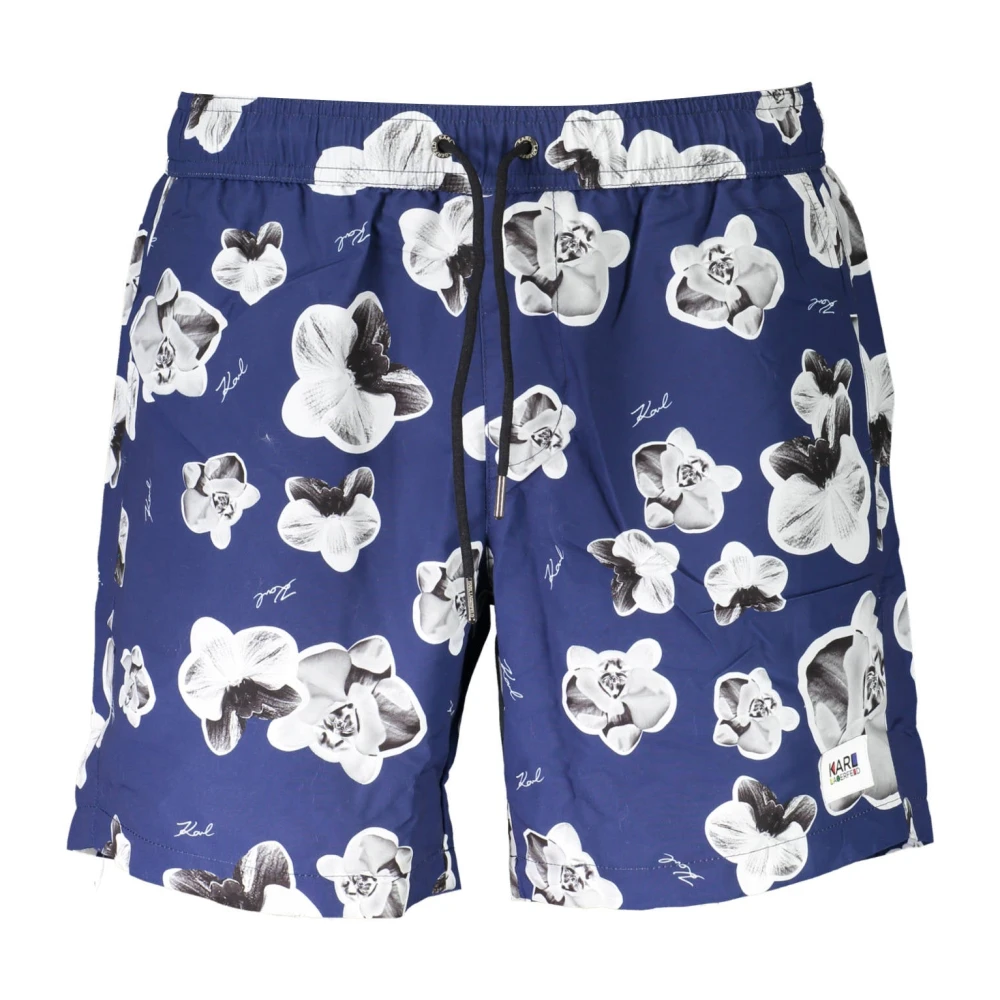 Karl Lagerfeld Zwemkleding Kostuum Onderdeel Heren Blauw Blue Heren