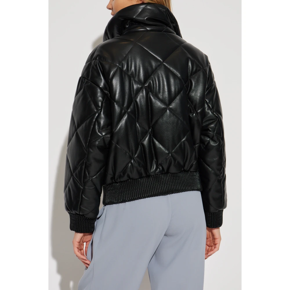 Emporio Armani Gewatteerde jas Black Dames