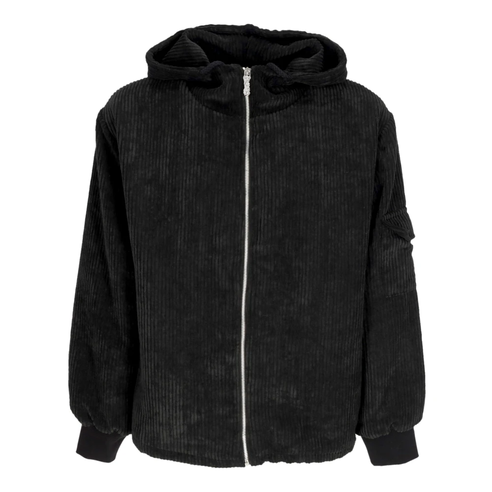 Disclaimer Fluweel Logo Jas Zwart Black Heren