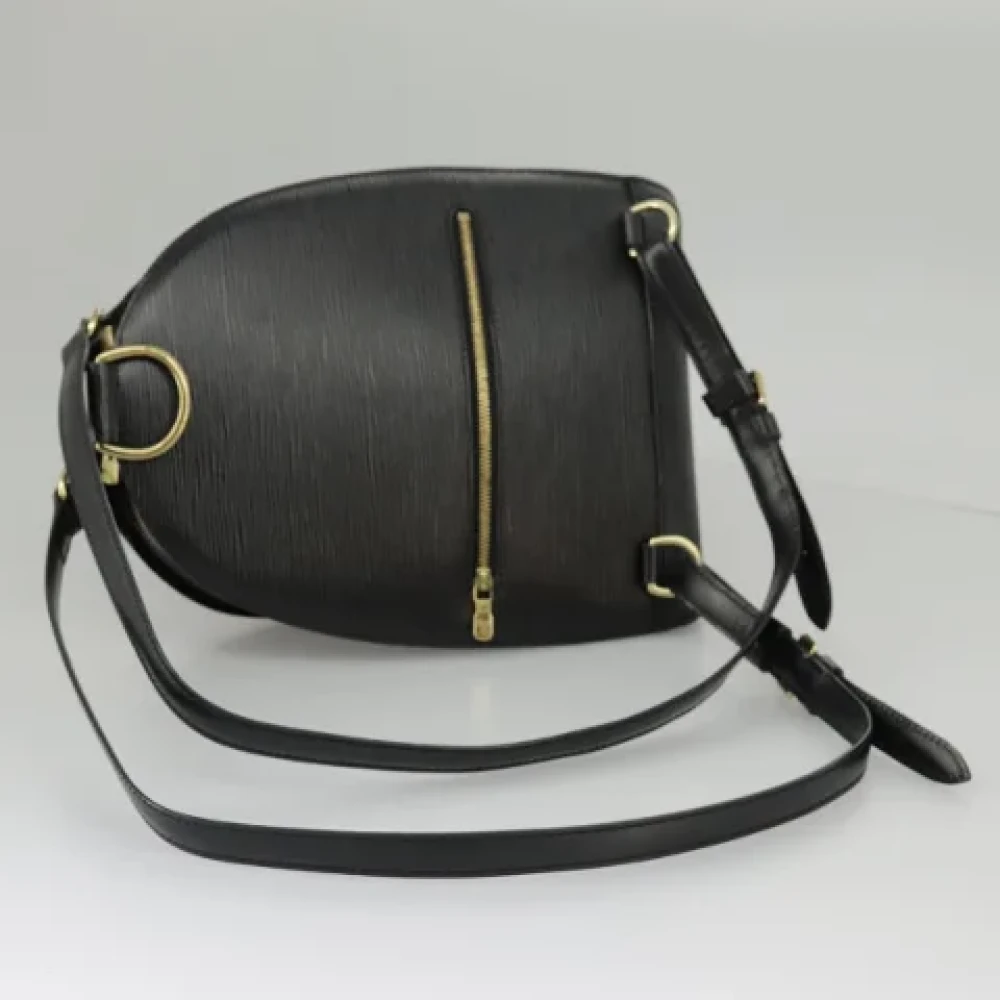 Louis Vuitton Vintage Pre-owned Leather shoulder-bags Black Dames