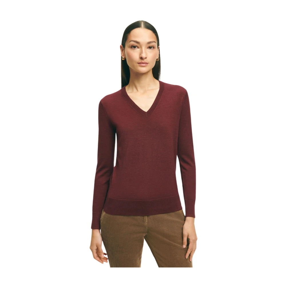 Knitwear > V-neck Knitwear - - Brooks Brothers - Modalova