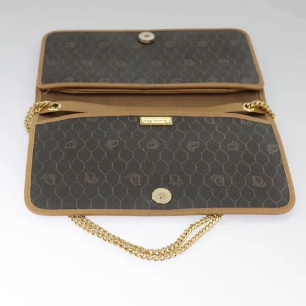 Dior Vintage Pre-owned Canvas dior-bags Brown Dames