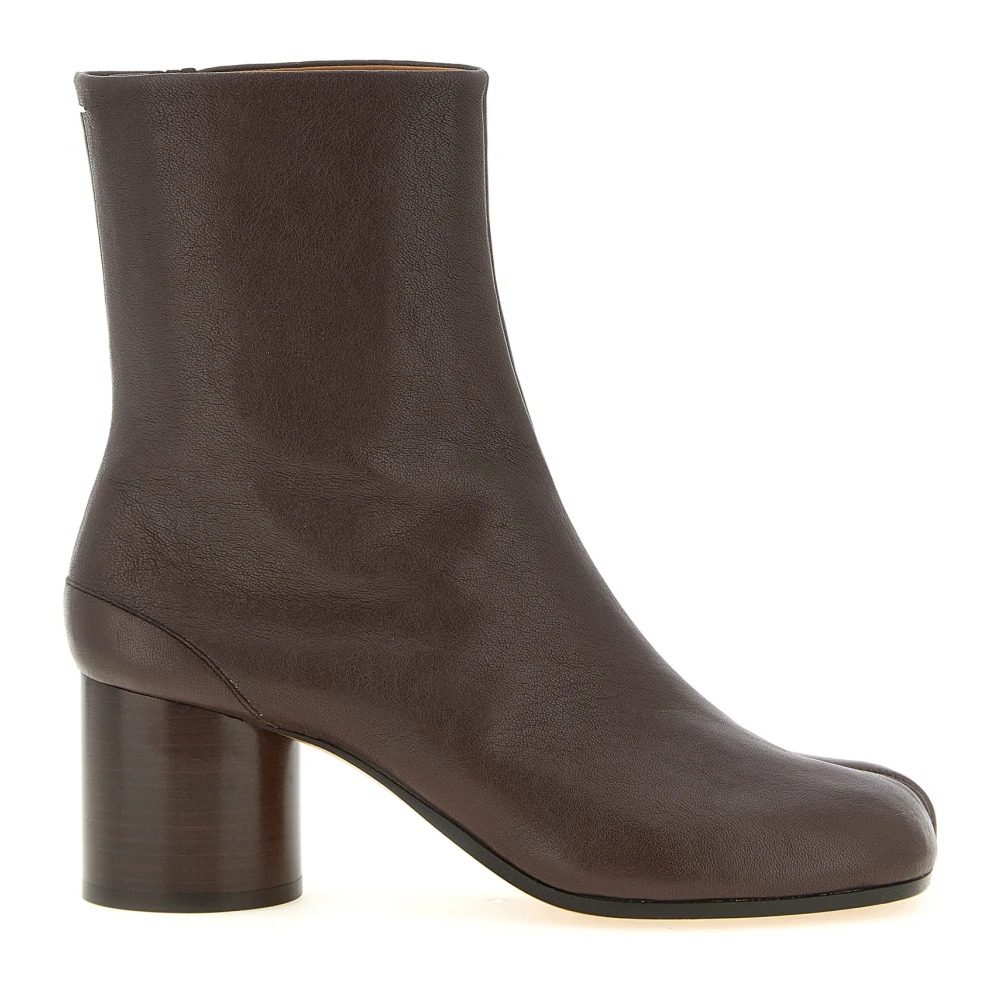 Maison Margiela Kvinno Brun Skor Dam, 39 Eu, Tabi Ankelstövlar