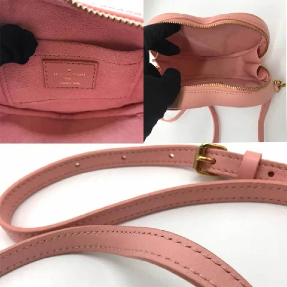 Louis Vuitton Vintage Pre-owned Fabric shoulder-bags Pink Dames