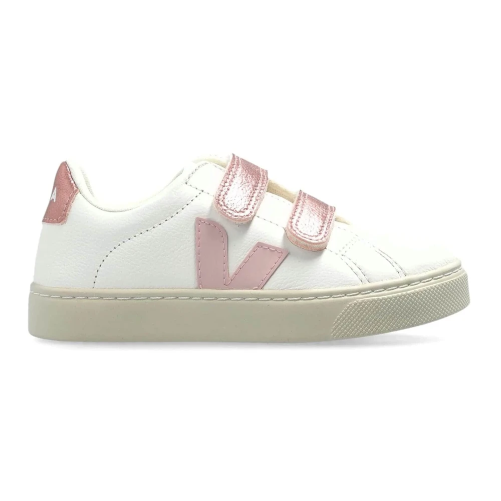 Veja Vit Nacre Små Esplar Sneakers Beige, Unisex