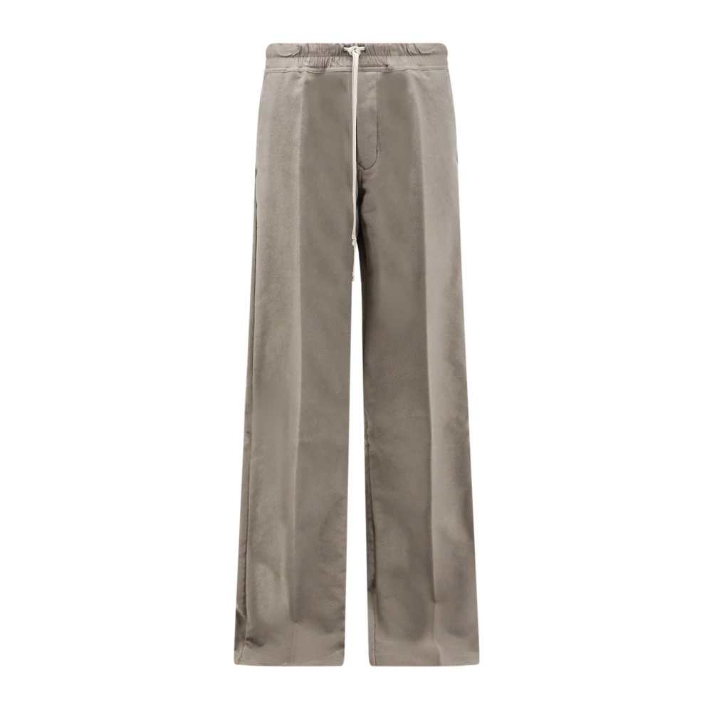 Rick Owens , Wide Trousers, Male, Gray, S, Dietrich Drawstring Pant