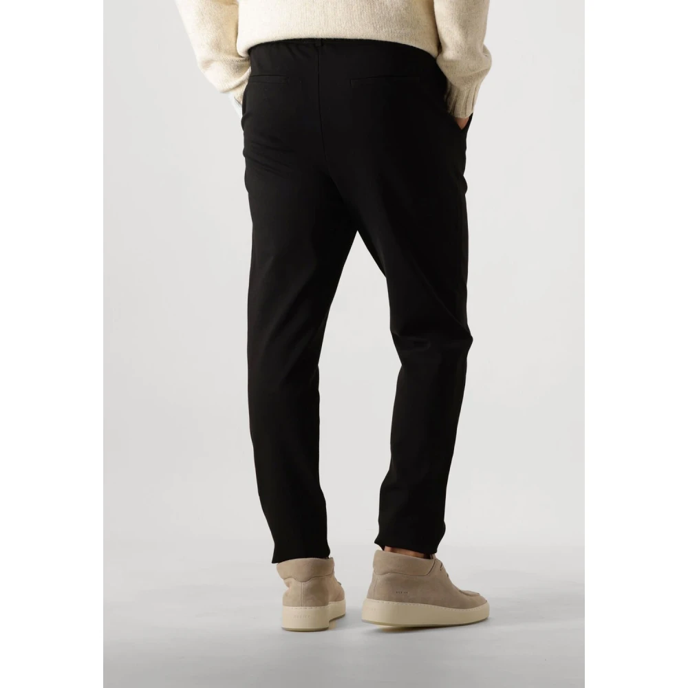 Pure Path Klassieke zwarte herenbroek Black Heren