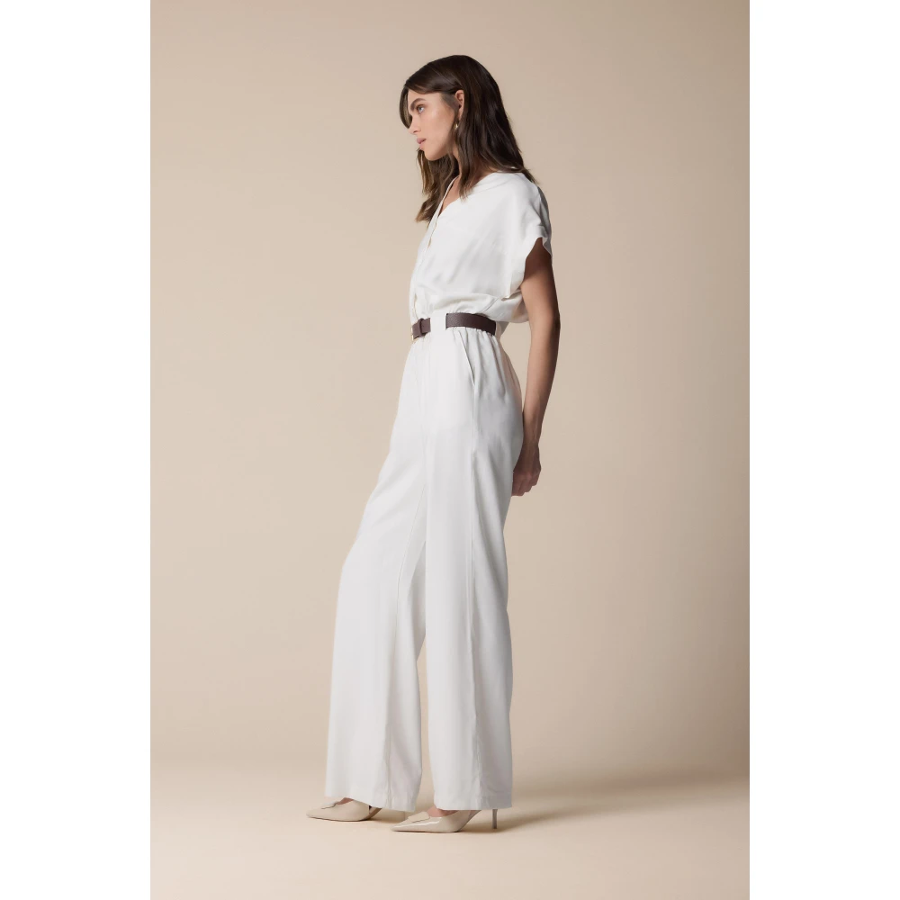Kocca Stijlvolle Jumpsuits voor Vrouwen White Dames