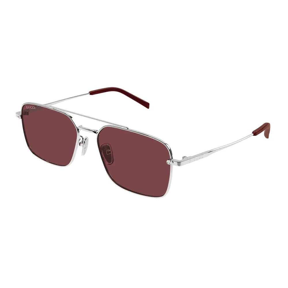 Gucci Women's Gray Sunglasses, 58 Mm, Specialized Fit Rectangular Sunglasses