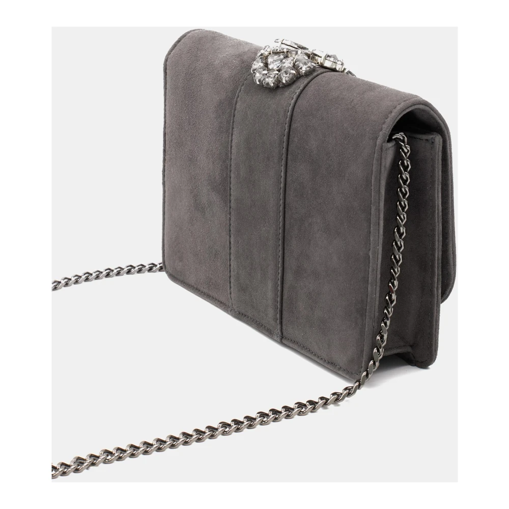 Alma en Pena Schoudertas met Juweeldetail Black Dames