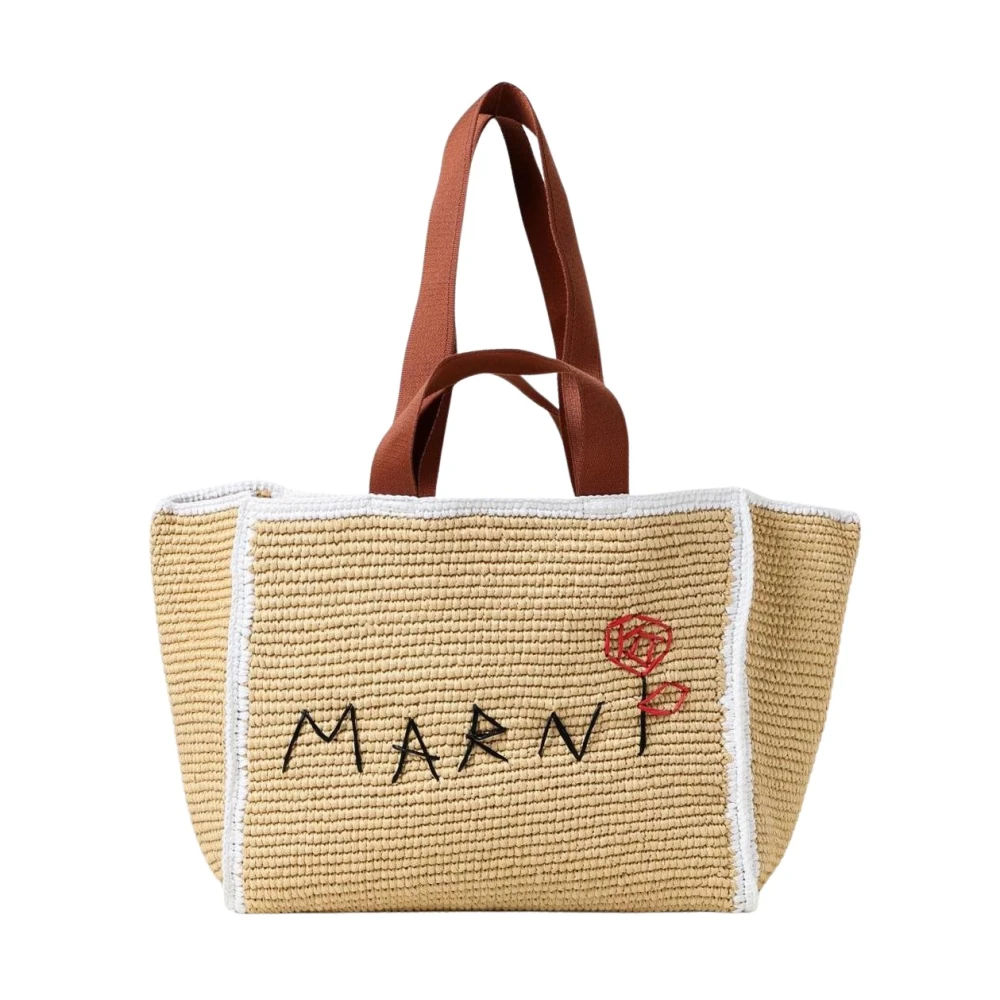 Marni - Bags > Tote Bags - Beige - Marni - Modalova