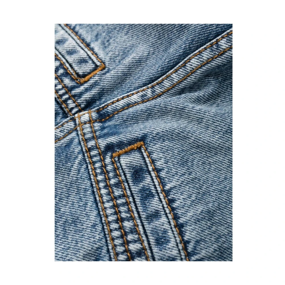 Zimmermann Stonewashed Cropped Jeans Blue Dames