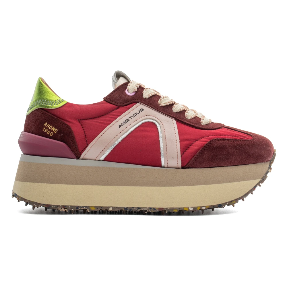 Ambitious Rhome W Platform Runner Dames Schoenen Rood